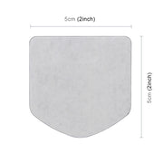Adesivo decorativo casuale a forma di semicerchio con motivo bandiera USA per auto, USA Flag Semicircle Shape