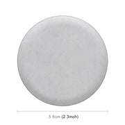 Adesivo decorativo per mozzo ruota con motivo teschio per auto, 4 pezzi, diametro: 5,8 cm, Skull Pattern