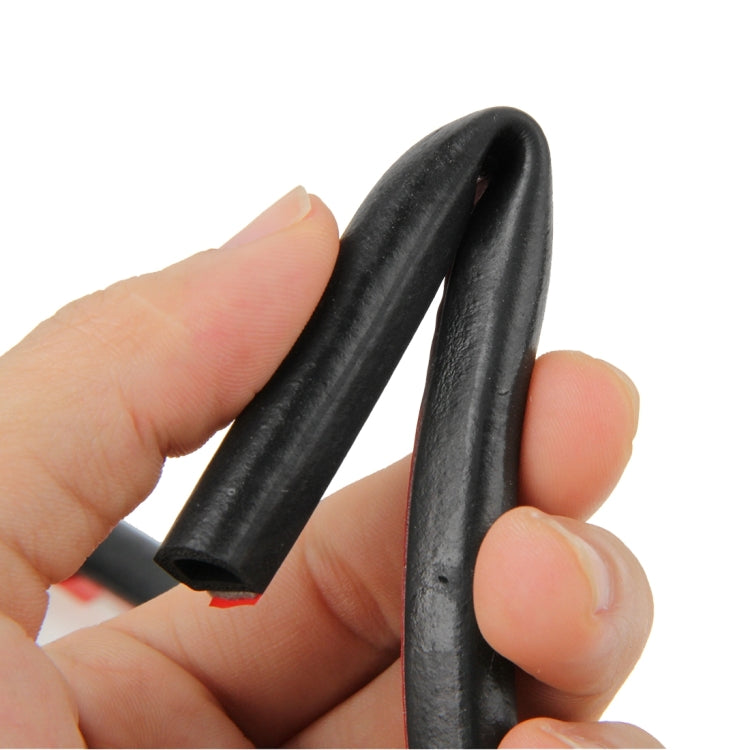 Piccola striscia sigillante per la riduzione del rumore dell'auto a forma di D con adesivo, lunghezza: 5 m, Length: 5m Small D-shaped