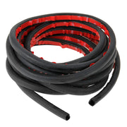 Striscia sigillante per la riduzione del rumore dell'auto a forma di D grande con adesivo, lunghezza: 5 m, Length: 5m Big D-shaped