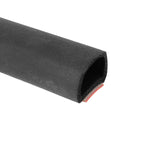 Striscia sigillante per la riduzione del rumore dell'auto a forma di D grande con adesivo, lunghezza: 5 m, Length: 5m Big D-shaped