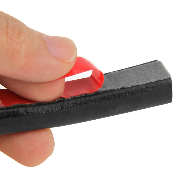 Striscia sigillante per la riduzione del rumore dell'auto a forma di D grande con adesivo, lunghezza: 5 m, Length: 5m Big D-shaped