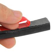 Striscia sigillante per la riduzione del rumore dell'auto a forma di D grande con adesivo, lunghezza: 5 m, Length: 5m Big D-shaped