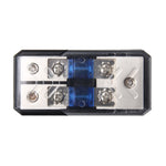 Portafusibile per auto stereo per auto Assicurazione 60A Portafusibile per auto audio 1 in 2 modi Portafusibile per auto per auto Portafusibile a lama per audio per auto, 1 in 2 Ways