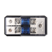 Portafusibile per auto stereo per auto Assicurazione 60A Portafusibile per auto audio 1 in 2 modi Portafusibile per auto per auto Portafusibile a lama per audio per auto, 1 in 2 Ways