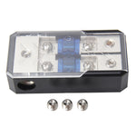 Portafusibile per auto stereo per auto Assicurazione 60A Portafusibile per auto audio 1 in 2 modi Portafusibile per auto per auto Portafusibile a lama per audio per auto, 1 in 2 Ways