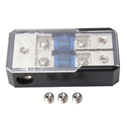Portafusibile per auto stereo per auto Assicurazione 60A Portafusibile per auto audio 1 in 2 modi Portafusibile per auto per auto Portafusibile a lama per audio per auto, 1 in 2 Ways