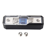 Car Stereo Car Audio Portafusibile Assicurazione 60A Car Audio Portafusibile Car Auto Portafusibile Portafusibile a lama per Car Audio, 1 in 1 Way