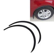 2 pezzi 54 cm adesivi per auto in gomma grandi strisce ad arco tondo universali parafanghi ruota sopracciglio decalcomania adesivo sopracciglio coperture per auto strisce nere ad arco tondo a strisce, 54cm, 75 x 2cm, 45 x 2cm
