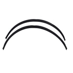2 pezzi 54 cm adesivi per auto in gomma grandi strisce ad arco tondo universali parafanghi ruota sopracciglio decalcomania adesivo sopracciglio coperture per auto strisce nere ad arco tondo a strisce, 54cm, 75 x 2cm, 45 x 2cm