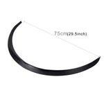 2 pezzi 54 cm adesivi per auto in gomma grandi strisce ad arco tondo universali parafanghi ruota sopracciglio decalcomania adesivo sopracciglio coperture per auto strisce nere ad arco tondo a strisce, 54cm, 75 x 2cm, 45 x 2cm