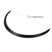 2 pezzi 54 cm adesivi per auto in gomma grandi strisce ad arco tondo universali parafanghi ruota sopracciglio decalcomania adesivo sopracciglio coperture per auto strisce nere ad arco tondo a strisce, 54cm, 75 x 2cm, 45 x 2cm