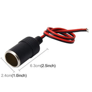 Presa accendisigari per auto DC 12V, lunghezza cavo prolunga: 35 cm, 12V Length: 35 cm