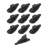 Spoiler sul tetto del generatore di vortice diffusore a pinna di squalo per auto universale da 10 pezzi, Carbon Fiber