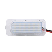 Luce targa da 2 pezzi con 18 lampade SMD-3528 per Ford, 2W 120LM, 6000K, DC12V (luce bianca), For Ford