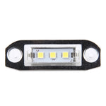 Luce targa da 2 pezzi con 3 lampade SMD-5050 per Volvo, 2W 120LM, 6000K, DC12V (luce bianca), For Volvo