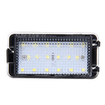Luce targa a LED da 2 pezzi con 18 lampade SMD-3528 per sedile, 2W 120LM, 6000K, DC12V (luce bianca), For Seat