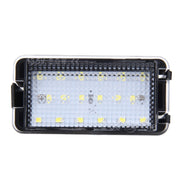 Luce targa a LED da 2 pezzi con 18 lampade SMD-3528 per sedile, 2W 120LM, 6000K, DC12V (luce bianca), For Seat