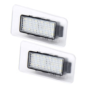 Luce targa a LED da 2 pezzi con 18 lampade SMD-3528 per Hyundai, 2W 120LM, 6000K, DC12V (luce bianca), For Hyundai