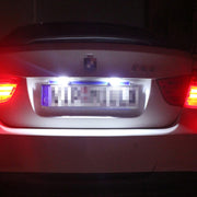 Luce targa a LED da 2 pezzi con 18 lampade SMD-3528 per Hyundai, 2W 120LM, 6000K, DC12V (luce bianca), For Hyundai