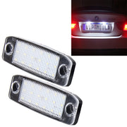 Luce targa a LED da 2 pezzi con 18 lampade SMD-3528 per Hyundai Sonata, 2W 120LM, 6000K, DC12V (luce bianca), For Hyundai Sonata