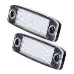 Luce targa a LED da 2 pezzi con 18 lampade SMD-3528 per Hyundai Sonata, 2W 120LM, 6000K, DC12V (luce bianca), For Hyundai Sonata