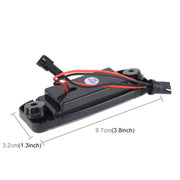 Luce targa a LED da 2 pezzi con 18 lampade SMD-3528 per Hyundai Sonata, 2W 120LM, 6000K, DC12V (luce bianca), For Hyundai Sonata