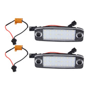 Luce targa a LED da 2 pezzi con 18 lampade SMD-3528 per Hyundai Sonata, 2W 120LM, 6000K, DC12V (luce bianca), For Hyundai Sonata
