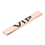 Adesivo VIP per auto Adesivi per auto con etichetta VIP Adesivi per auto con logo VIP in metallo 3D, dimensioni: 9,5 * 1,5 cm