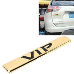 Adesivo VIP per auto Adesivi per auto con etichetta VIP Adesivi per auto con logo VIP in metallo 3D, dimensioni: 9,5 * 1,5 cm