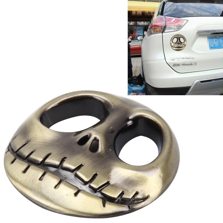 Adesivo per auto a forma di osso del teschio Adesivi per auto di moda in metallo 3D, Skull Bone, Skull Bone2, Skull Bone White, Skull Bone Yellow