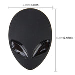 Adesivo per auto a forma di testa guidata Adesivo per auto in metallo 3D, Wizard Head