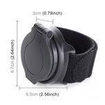 Specchietto retrovisore con cinturino da polso per bracciolo specchietto retrovisore da 360 gradi per bicicletta, Wrist Strap Rear View Mirror