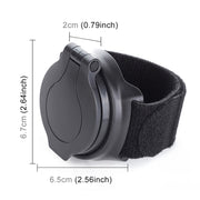 Specchietto retrovisore con cinturino da polso per bracciolo specchietto retrovisore da 360 gradi per bicicletta, Wrist Strap Rear View Mirror