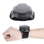 Specchietto retrovisore con cinturino da polso per bracciolo specchietto retrovisore da 360 gradi per bicicletta, Wrist Strap Rear View Mirror