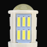 2 PZ 1156 / BA15S 4.5W DC 12V 6000K 290LM Car Auto Ceramica Indicatori di direzione / Luce di retromarcia 27 LED Lampade SMD-7020, con obiettivo per proiettore, 1156 / BA15S