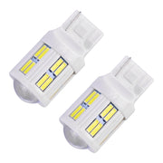 2 PZ T20 / 7440 3W DC 12V 6000K 200LM Car Auto Ceramica Luci di direzione / Luce di retromarcia 16LED SMD-7020 Lampade, con obiettivo del proiettore, T20 / 7440