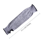 Equipaggiamento protettivo HPPE con manica del gomito antitaglio elastica e traspirante, lunghezza: 36 cm, Length: 36cm