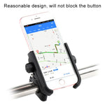 Staffa per telefono in lega di alluminio per manubrio moto, adatta per dispositivi da 4-6 pollici, Handlebar Aluminum Alloy