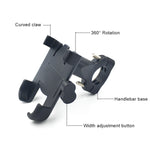 Staffa per telefono in lega di alluminio per manubrio moto, adatta per dispositivi da 60-100 mm, Handlebar Bracket for 60-100mm