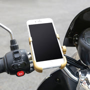 Staffa per telefono in lega di alluminio per manubrio moto, adatta per dispositivi da 60-100 mm, Handlebar Bracket for 60-100mm