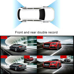 X96 4 pollici 2.5D Full HD 1080P Smart Car multifunzionale Dual Lens Video Record Camera Supporto TF Card / Rilevamento movimento, X96