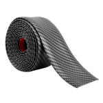 Adesivo decorativo universale per soglia portiera auto, dimensioni: 3 cm x 3 m, Size : 3CM x 3M(Black)