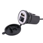 Caricatore USB universale per moto 5V 2.1A con interruttore
