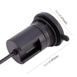 Caricatore USB universale per moto 5V 2.1A con interruttore