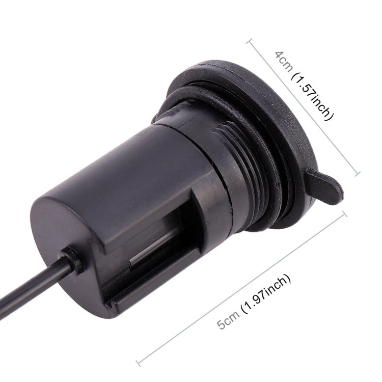 Caricatore USB universale per moto 5V 2.1A con interruttore