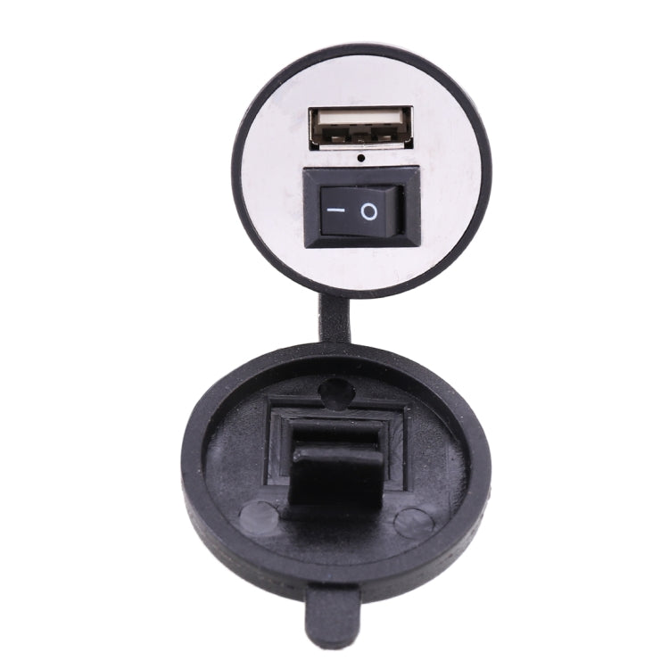 Caricatore USB universale per moto 5V 2.1A con interruttore