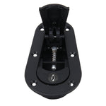 Una coppia di lucchetti per cofano modificati per auto, per coperture generali per auto da corsa, con chiavi, with Keys(Black)