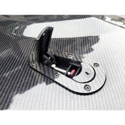 Una coppia di lucchetti per cofano modificati per auto, per coperture generali per auto da corsa, con chiavi, with Keys(Black)