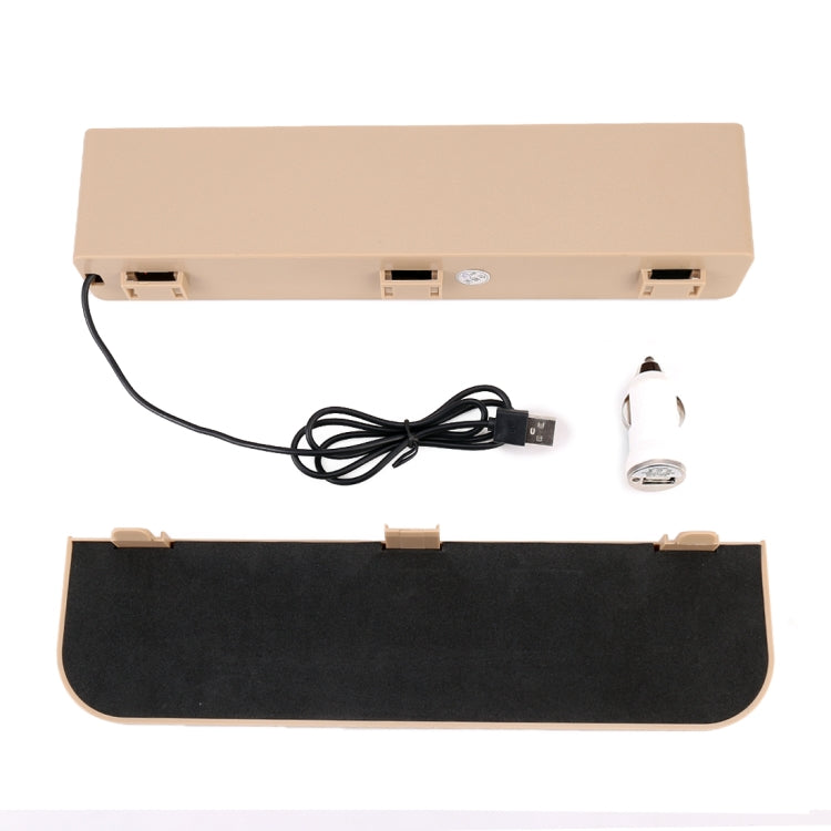 Scatola portaoggetti laterale per console di ricarica multifunzionale per auto universale, tasca laterale, con 2 porte USB